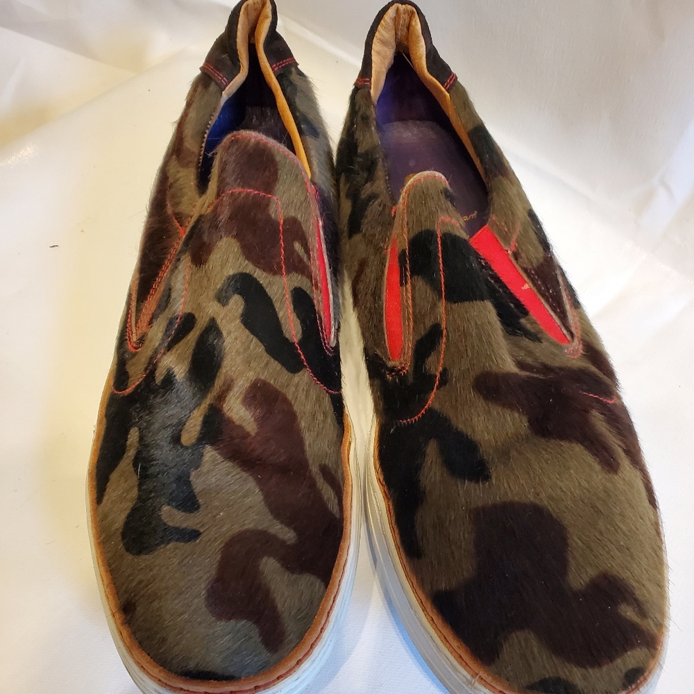 Robert Graham pony fur men slip on